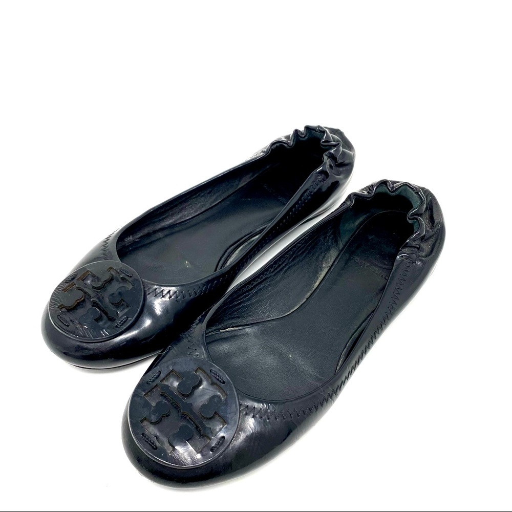 Tory Burch Black Patent Leather Ballet Flats Sz. 6